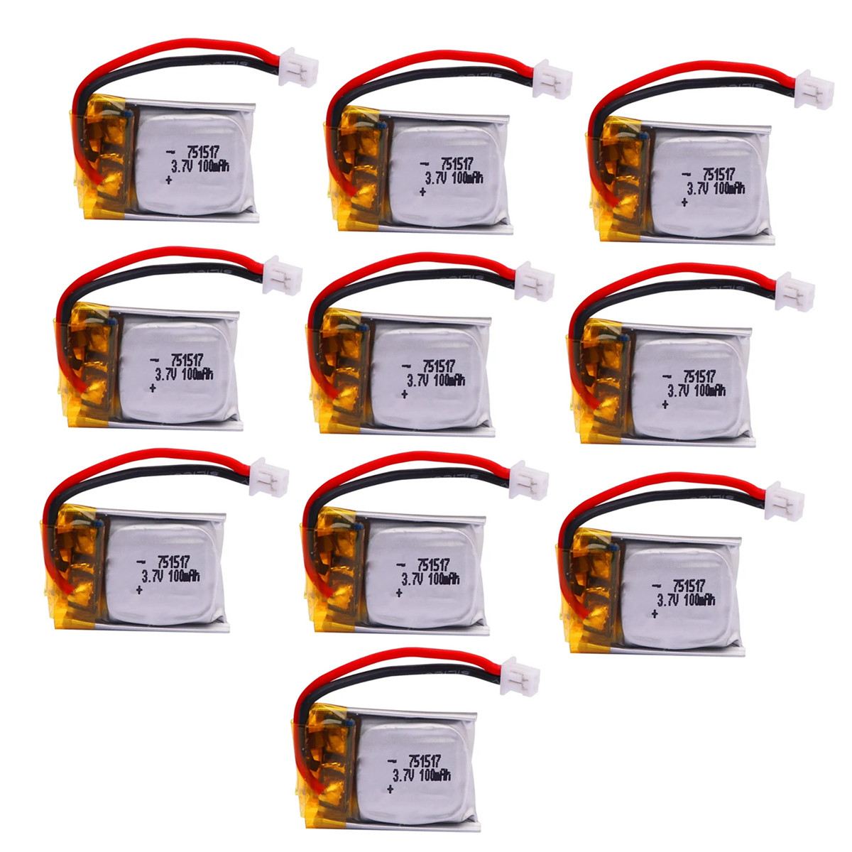 Drone Fq777 Rc Quadcopter - 1-10PCS 3,7 V 100 mAh 751517