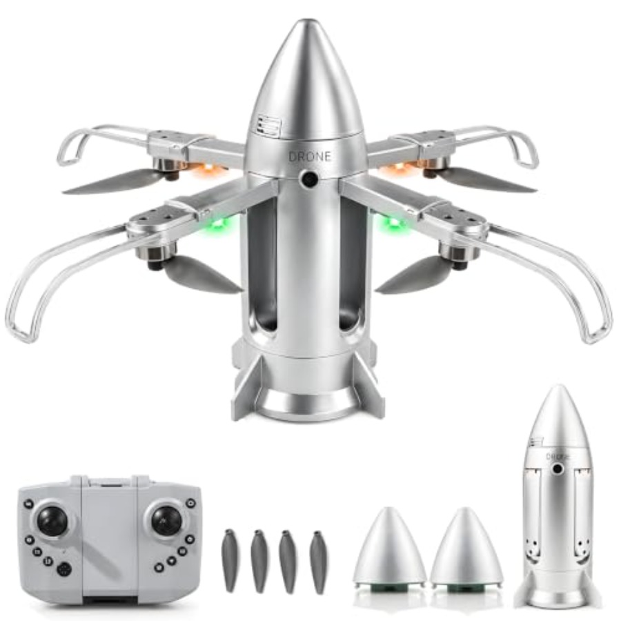 Drone Rc Foldable - RC-Raketendrohne für Kinder: faltbares Flugzeugspielzeug mit