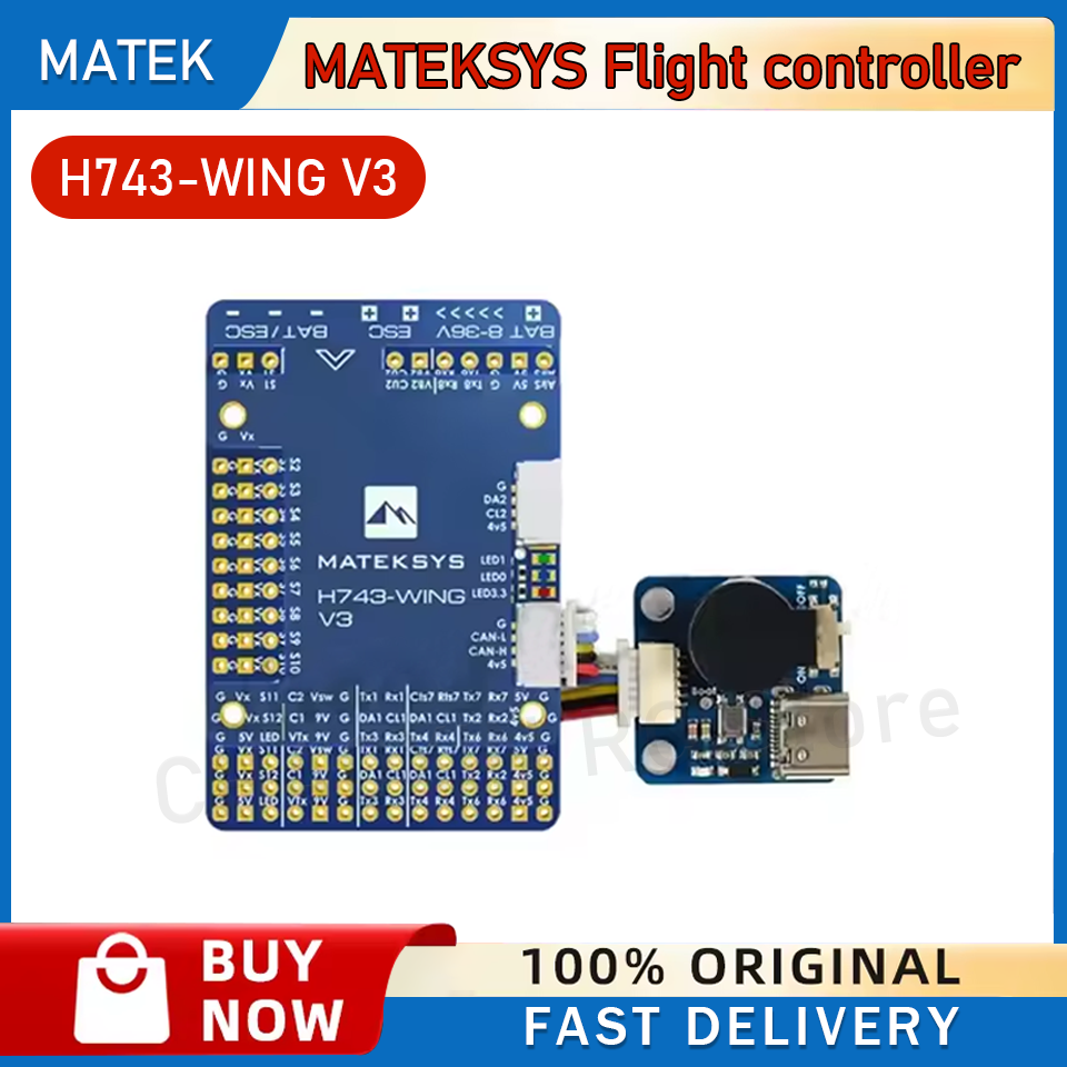 Flight Controller - MATEK MATEKSYS Flight Controller H743-WING V3