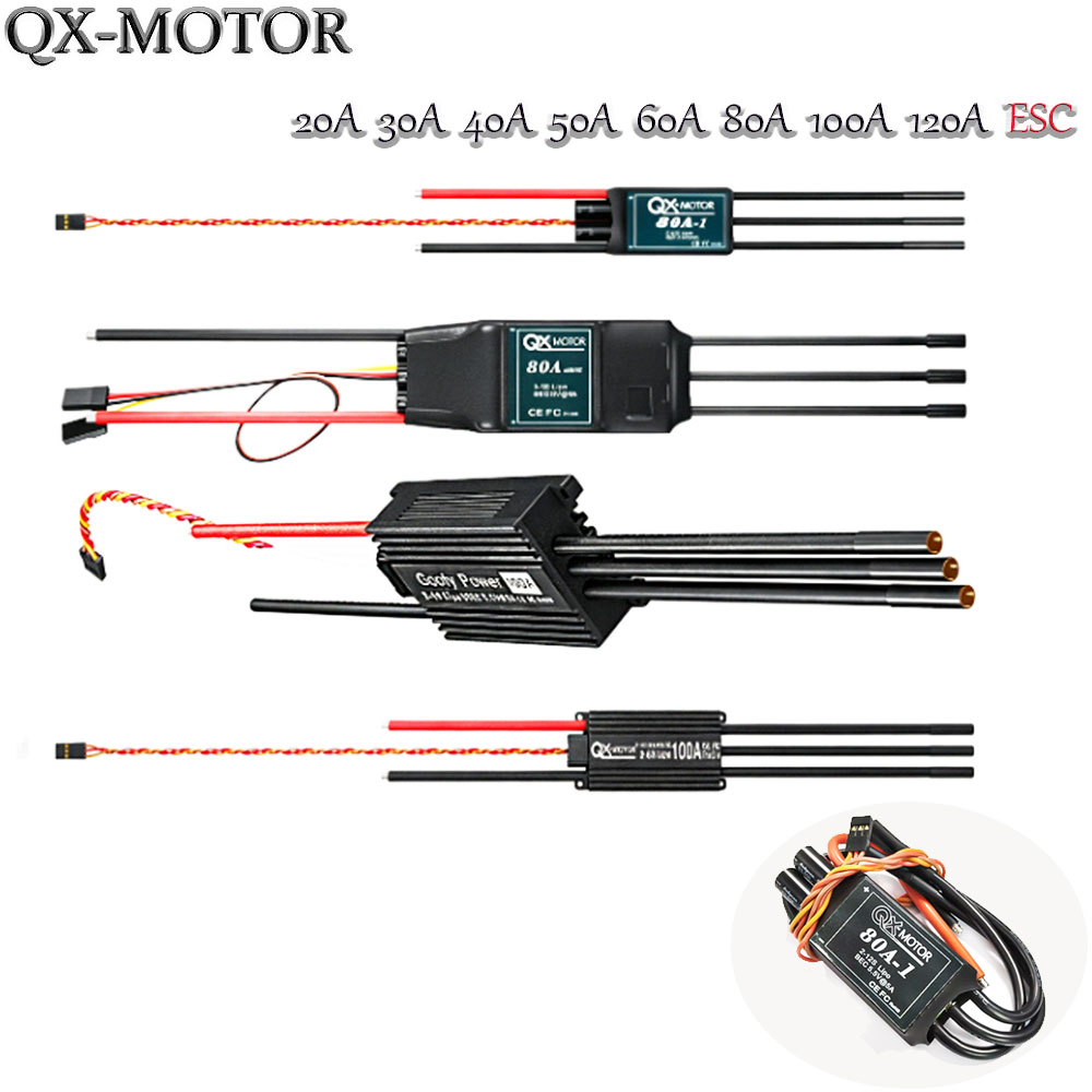 Drone Kf Rc - 20A-120A Bürstenloser ESC-Geschwindigkeitsregler Kompatibel mit QX-MOTOR