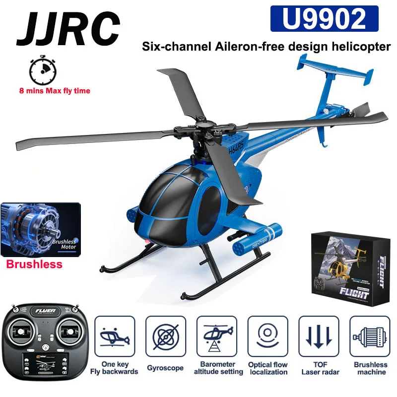 Drone Rc Fighter Jet - 2026 Neuer RC-Helikopter MD500 6CH Querruderfreies