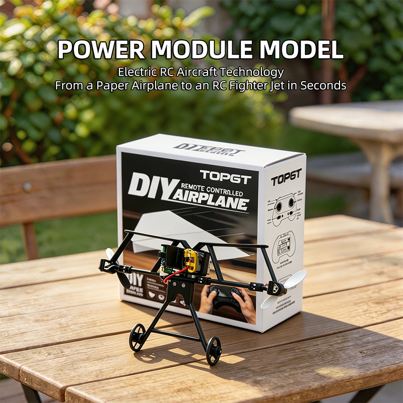 Drone Rc Foldable - RC Papierflugzeug-Bausatz mit Gyro-Stabilisator DIY Elektrisches