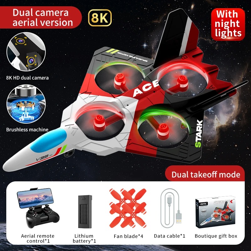 Drone Rc Fighter Jet - RC Flugzeug Aero Jet Dron Fernbedienung
