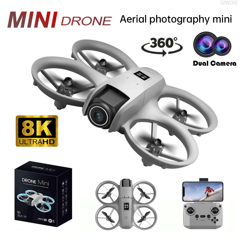 Drone Kf Rc - Mini-Drohne mit professioneller 8K-Kamera, 5G-WLAN-FPV-UAV mit