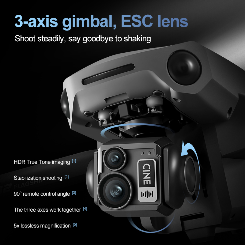 8K 3-Achsen-Gimbal Bürstenlose – Drone Rc With Screen Bewertung und Preis
