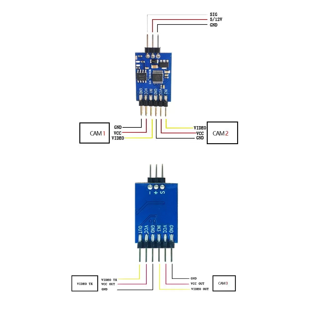 5,8G 3-Kanal-Video-Switcher-Mo – Drone Rc Fpv Bewertung und Preis