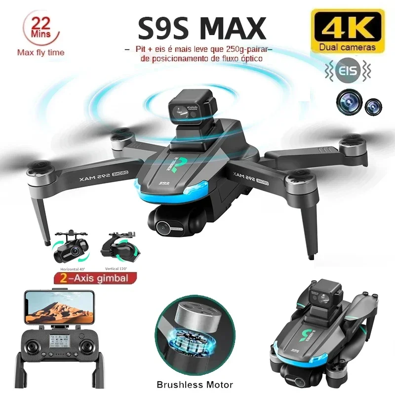 NEUE S9S MAX MINI Drone 4K 2-A – Drone Kf Rc Bewertung und Preis