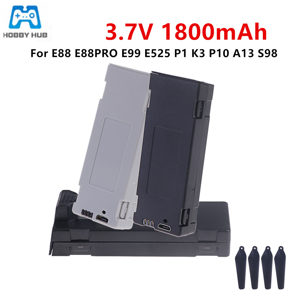 Für E88 Batterie Akku 3,7 V 18 – Drone Rc E88 Pro Bewertung und Preis