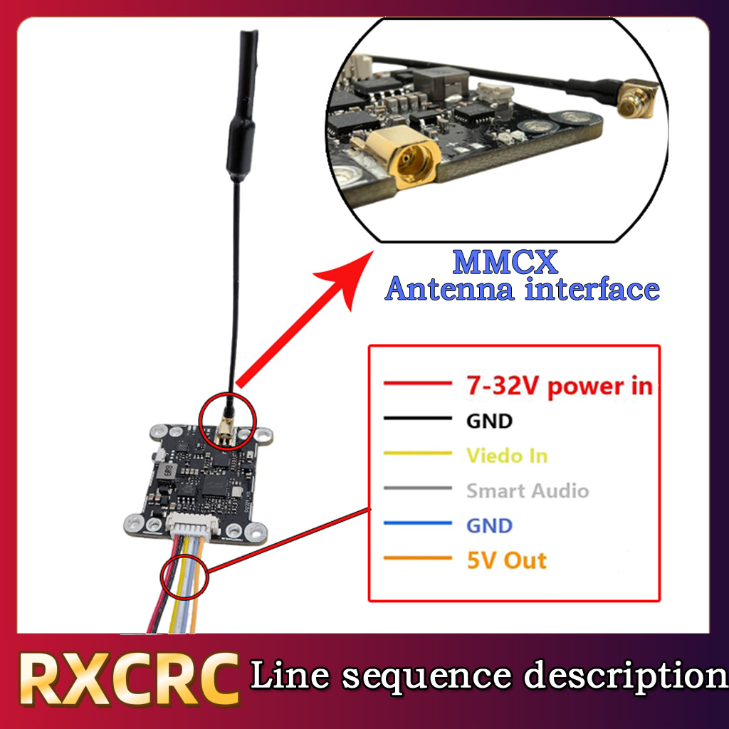 RXCRC 5,8G Modul 48CH 1,6 W VT – Drone Rc Controller And Receiver Bewertung und Preis
