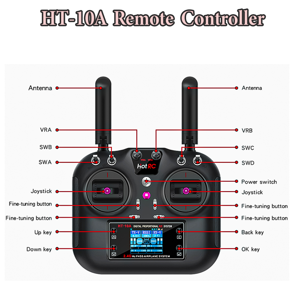 Hotrc Hot RC HT-10A HT10A 2.4G – Drone Rc Accessories Bewertung und Preis