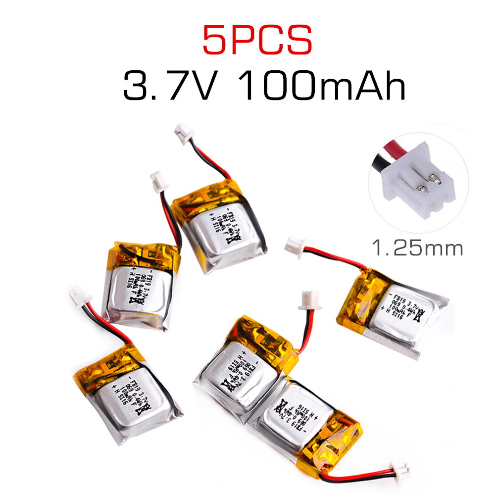5 Stück 3,7 V 100 mAh Li-Po-Ak – Drone Fq777 Rc Quadcopter Bewertung und Preis