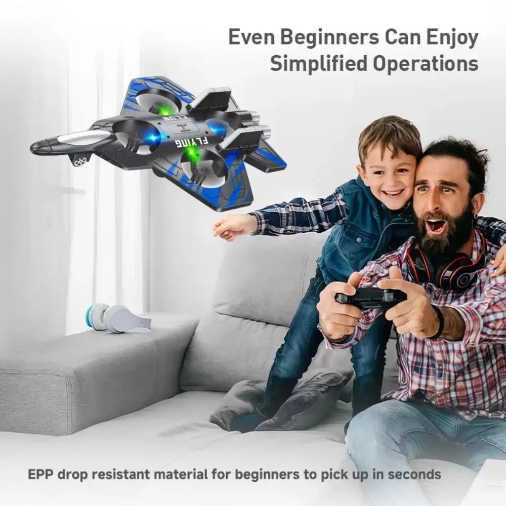 Mit Lichtern Segelflugzeug Fli – Drone Rc Fighter Jet Bewertung und Preis