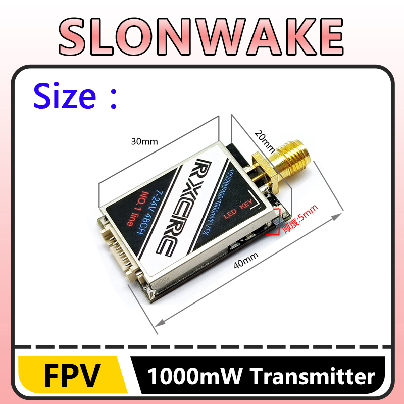 SLONWAKE 5.8G 48CH 1W VTX 100/ – Drone Rc Controller And Receiver Bewertung und Preis