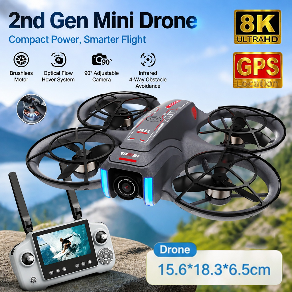 AE21 Mini-Drohne Spielzeug 8K  – Drone Rc Foldable Bewertung und Preis