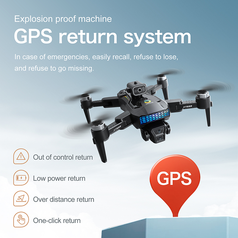 Neue XT555 GPS RC-Drohne mit p – Drone Rc Foldable Bewertung und Preis