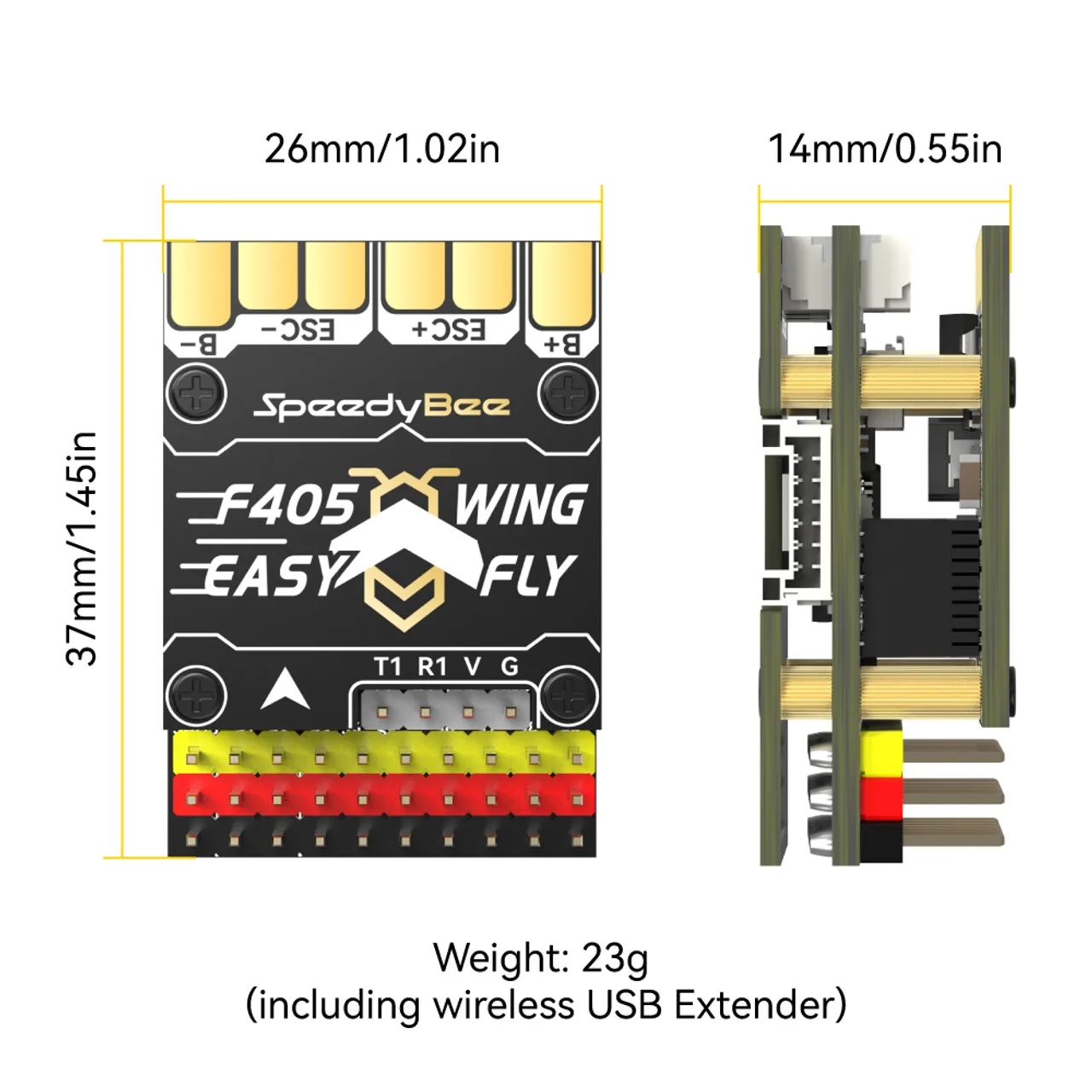 SpeedyBee F405 WING MINI Flugc – Flight Controller Bewertung und Preis
